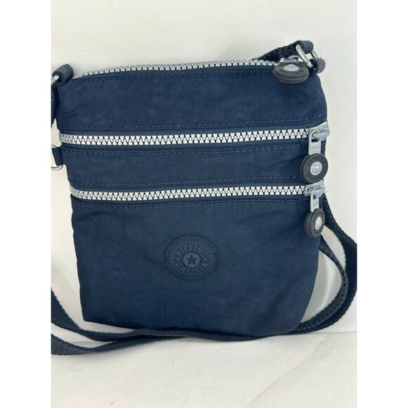 Kipling Navy Nylon Crossbody Bag Preowned - Picture 3 of 6
